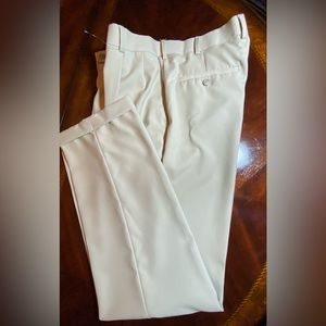 MEN'S LOUIS RAPHAEL KHAKI DRESS PANTS- SIZE 34/34
